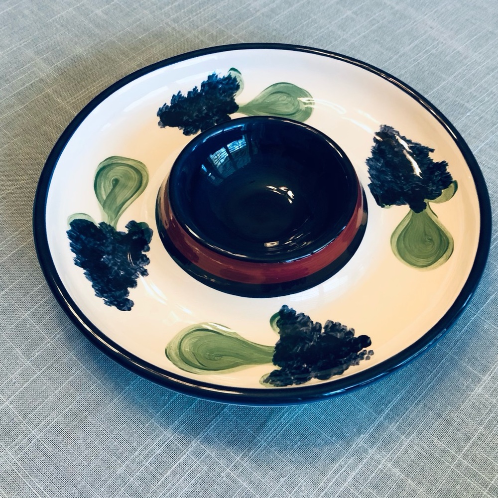 Gail Pittman Signed Ceramic Platter Dish